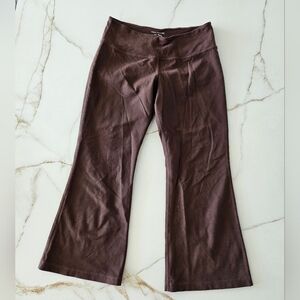 Beyond Yoga Flare Cropped Leggings Women's Brown Sz S